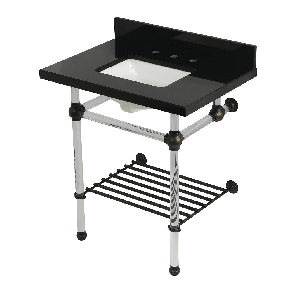 Templeton 30 Inch Console Sink in Oil Rubbed Bronze