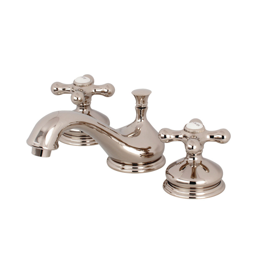 Heritage Widespread Bathroom Faucet in Polished Nickel