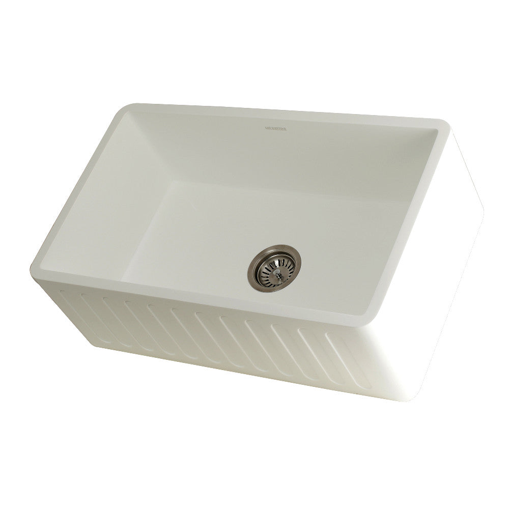 Arcticstone 30 Inch Farmhouse Kitchen Sink in White