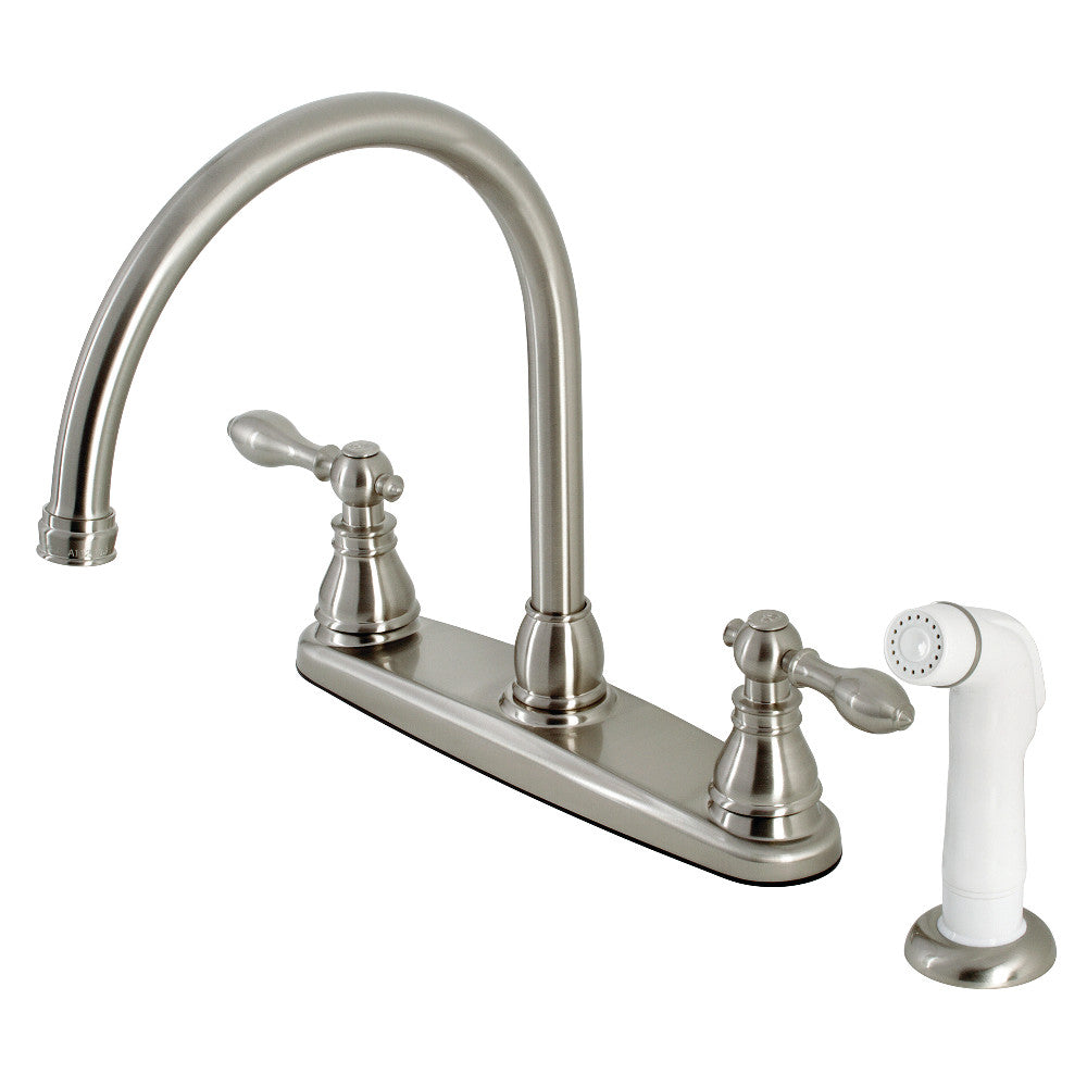 American Classic Centerset Kitchen Faucet in Brushed Nickel