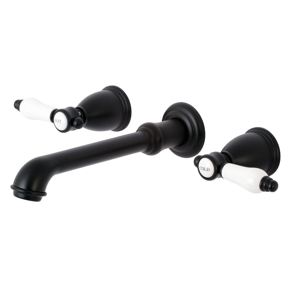 Bel-Air Wall-Mount Bathroom Faucet in Matte Black