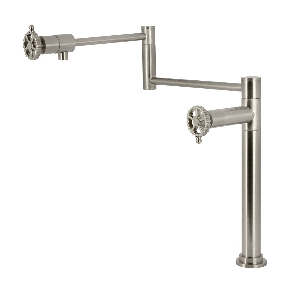 Fuller Pot Filler Faucet in Brushed Nickel
