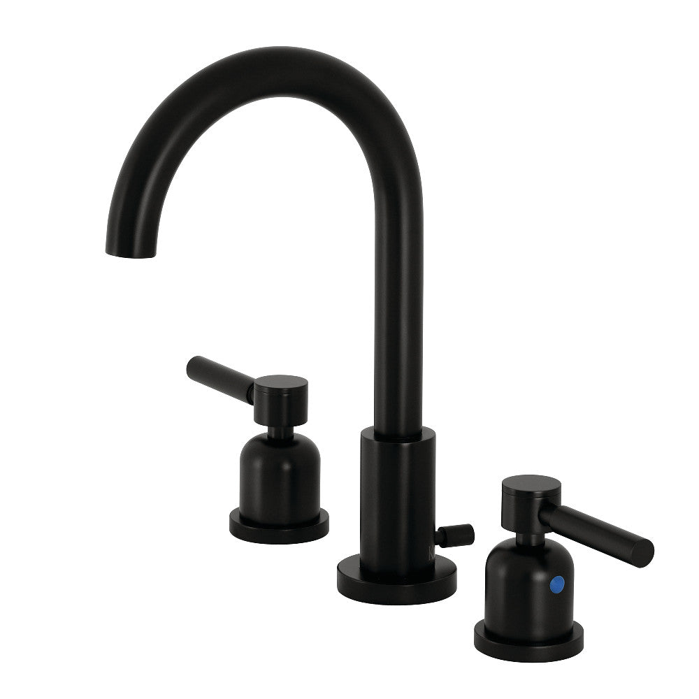 Concord Widespread Bathroom Faucet in Matte Black