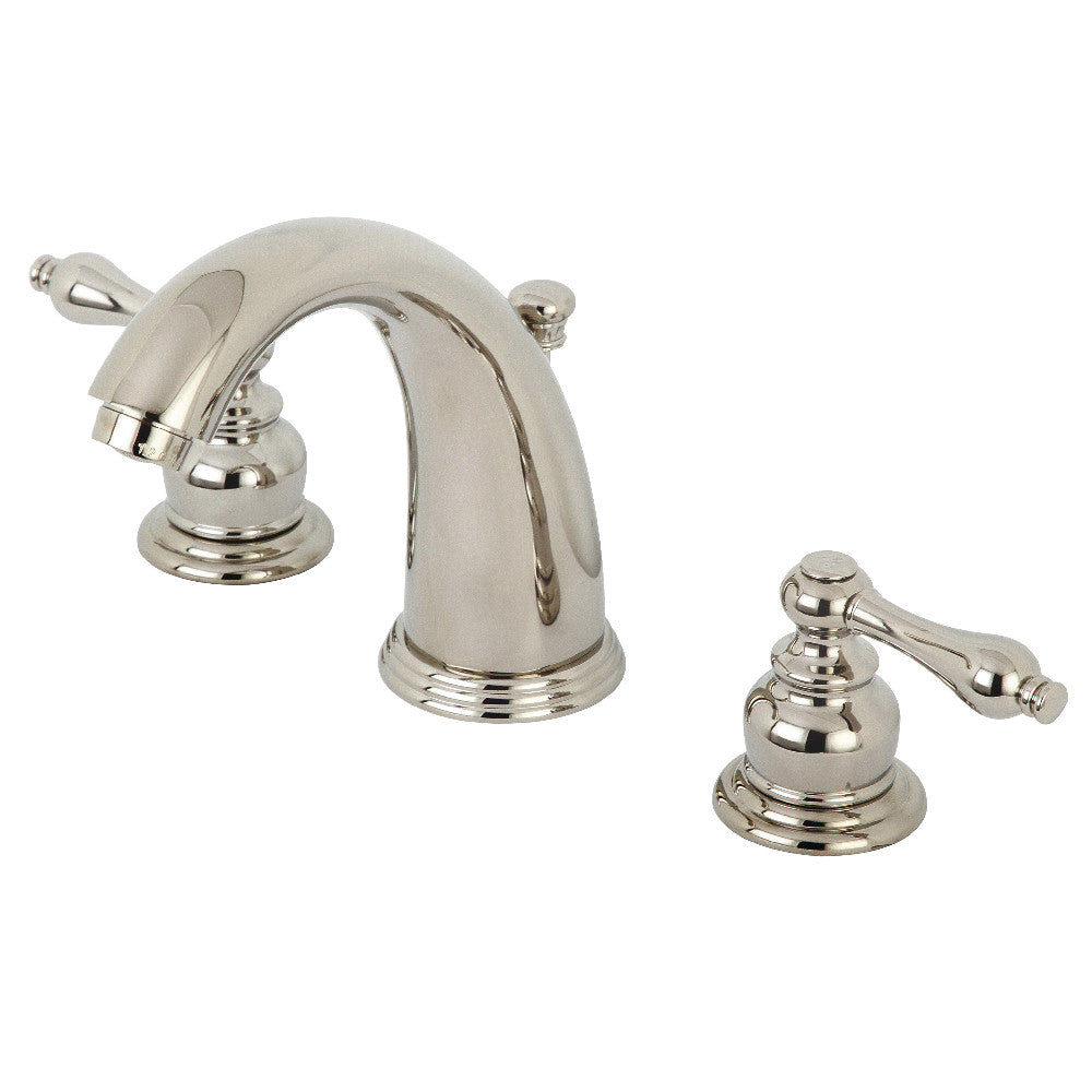 Victorian Widespread Bathroom Faucet in Polished Nickel