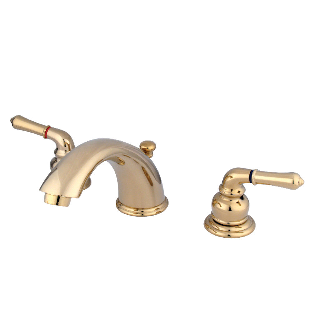 Magellan Widespread Bathroom Faucet in Polished Brass