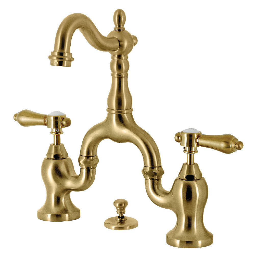 Heirloom Bridge Bathroom Faucet in Brushed Brass