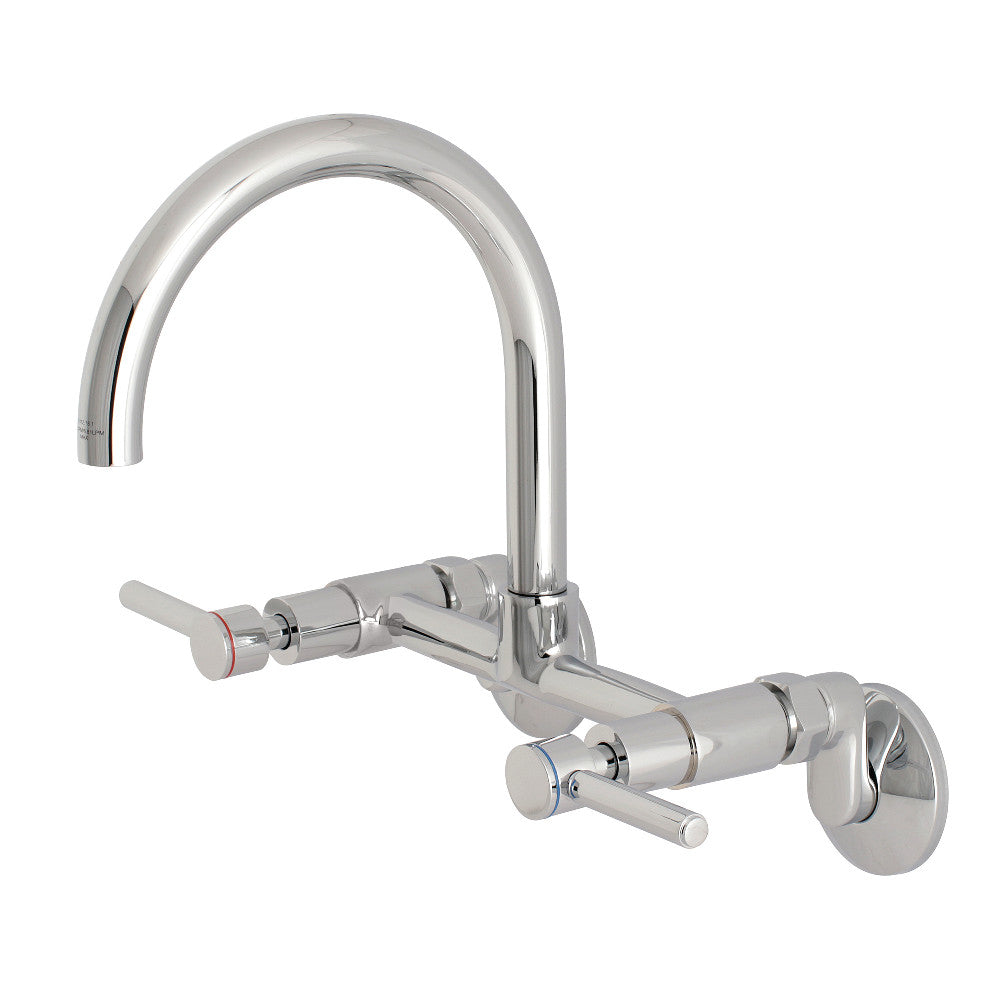Concord Wall Mount Kitchen Faucet in Polished Chrome