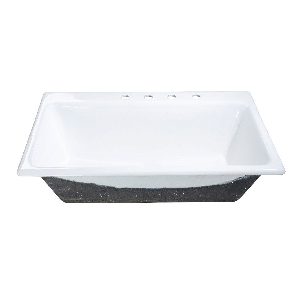 Towne 36 Inch Drop-In Kitchen Sink in White
