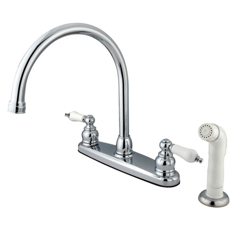 Vintage Centerset Kitchen Faucet in Polished Chrome