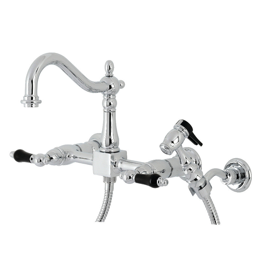 Duchess Wall Mount Kitchen Faucet in Polished Chrome