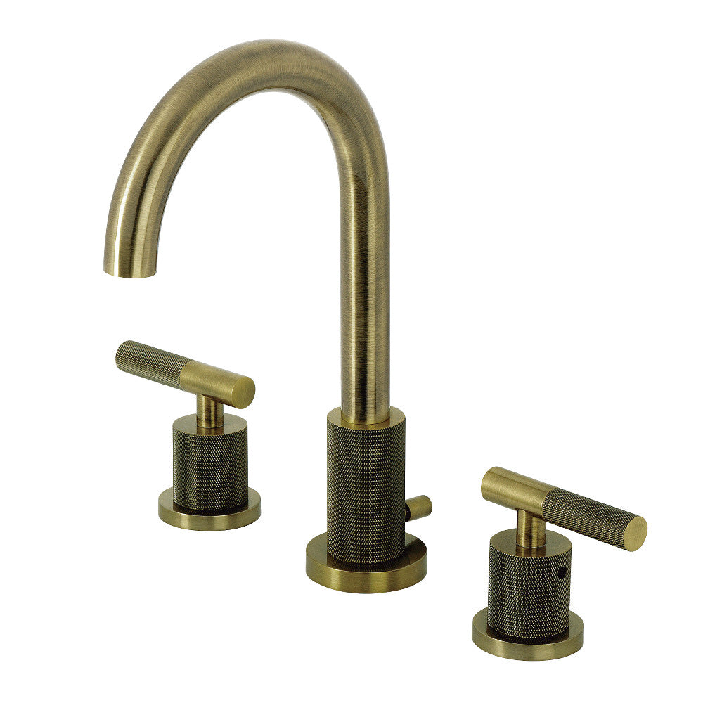 Convergent Widespread Bathroom Faucet in Antique Brass