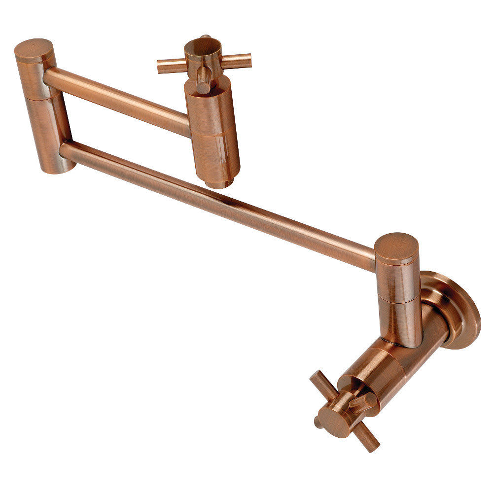 Concord Pot Filler Faucet in Antique Copper