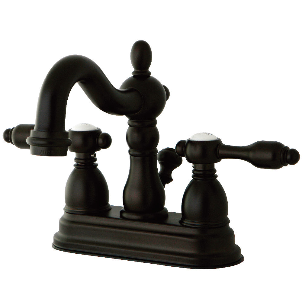 Tudor 4 Inch Centerset Bathroom Faucet in Oil Rubbed Bronze