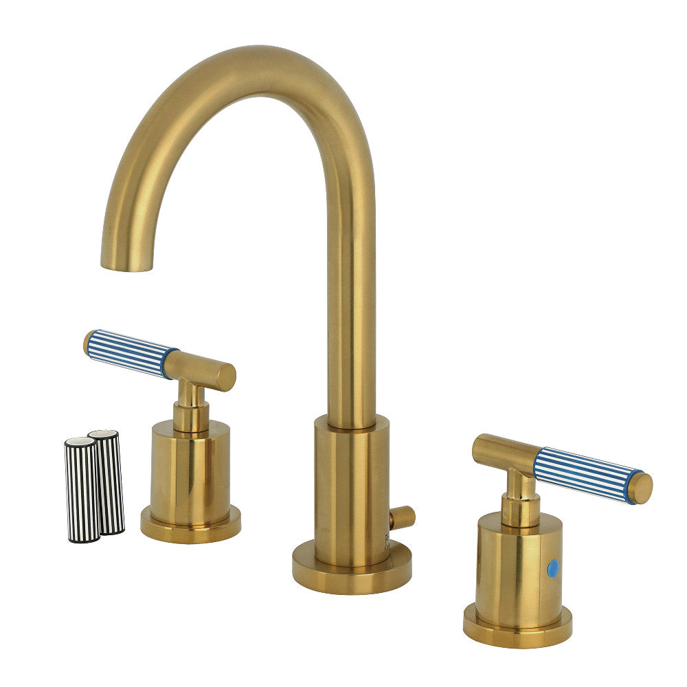 Verona Widespread Bathroom Faucet in Brushed Brass