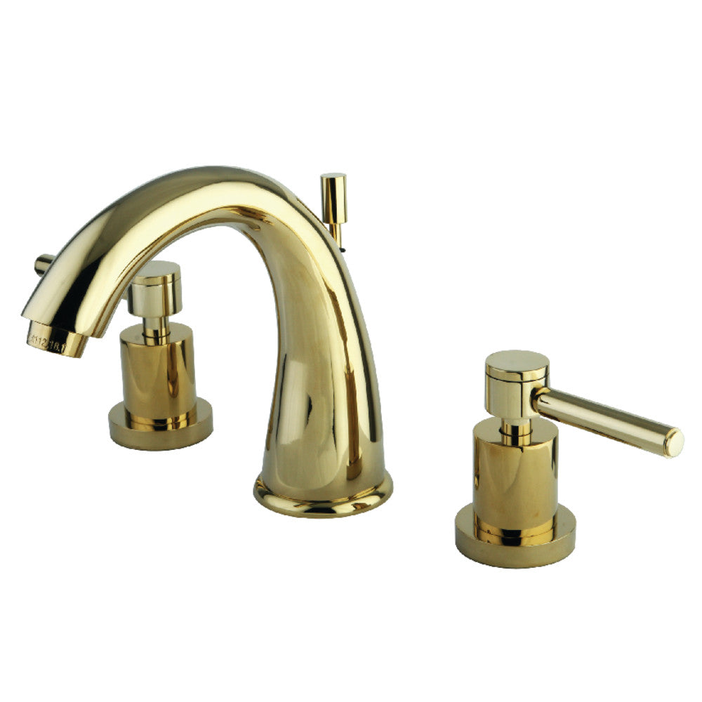 Concord Widespread Bathroom Faucet in Polished Brass