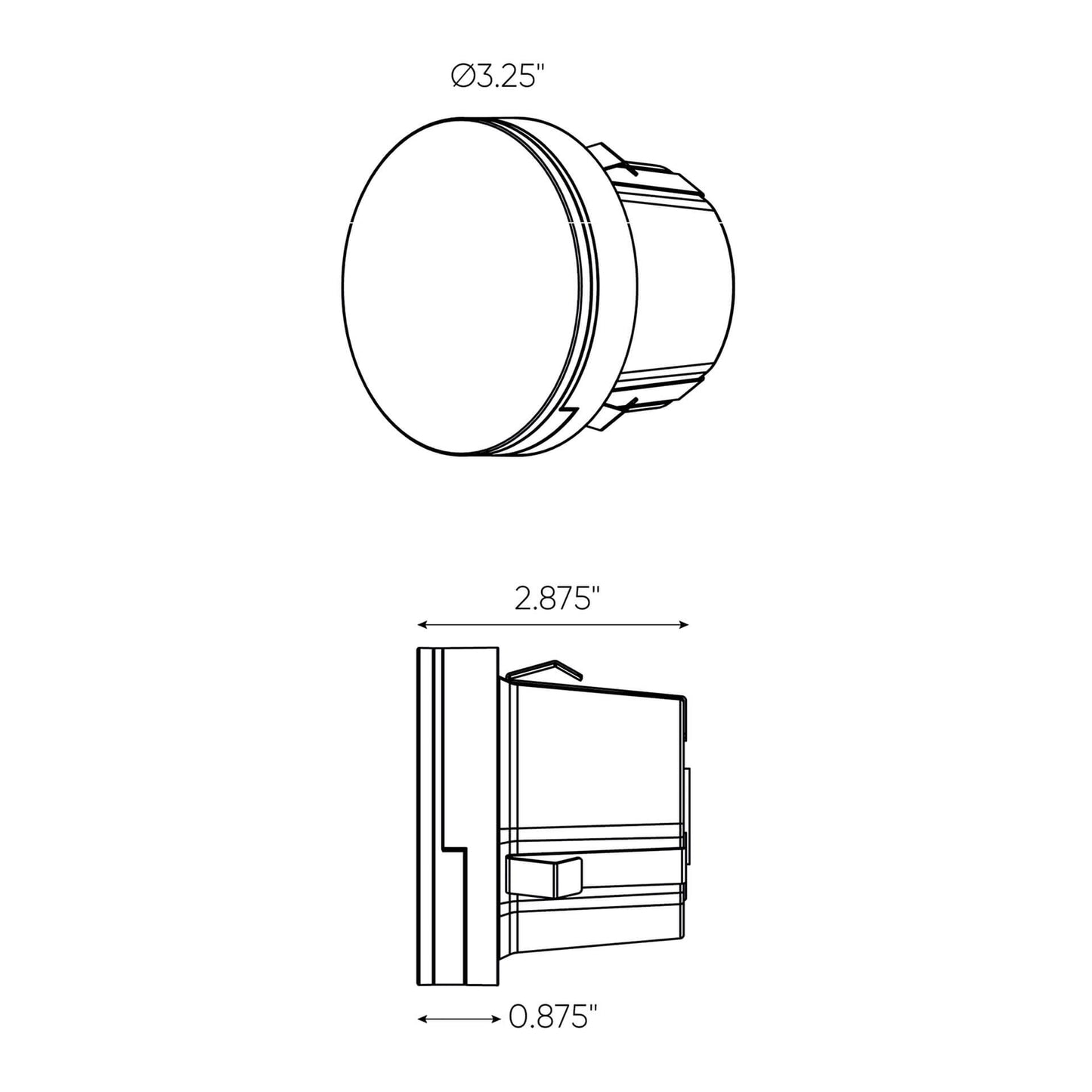Round LED Step Light