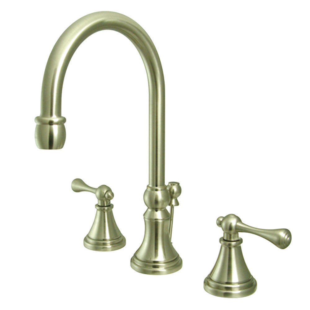 Governor Widespread Bathroom Faucet in Brushed Nickel