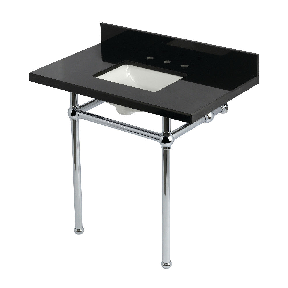 Templeton 36 Inch Console Sink in Polished Chrome