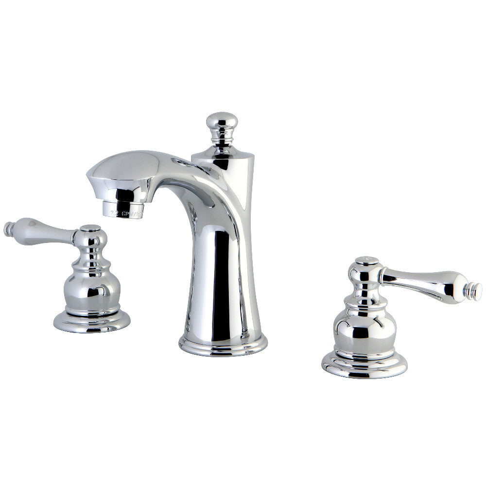 Victorian Widespread Bathroom Faucet in Polished Chrome