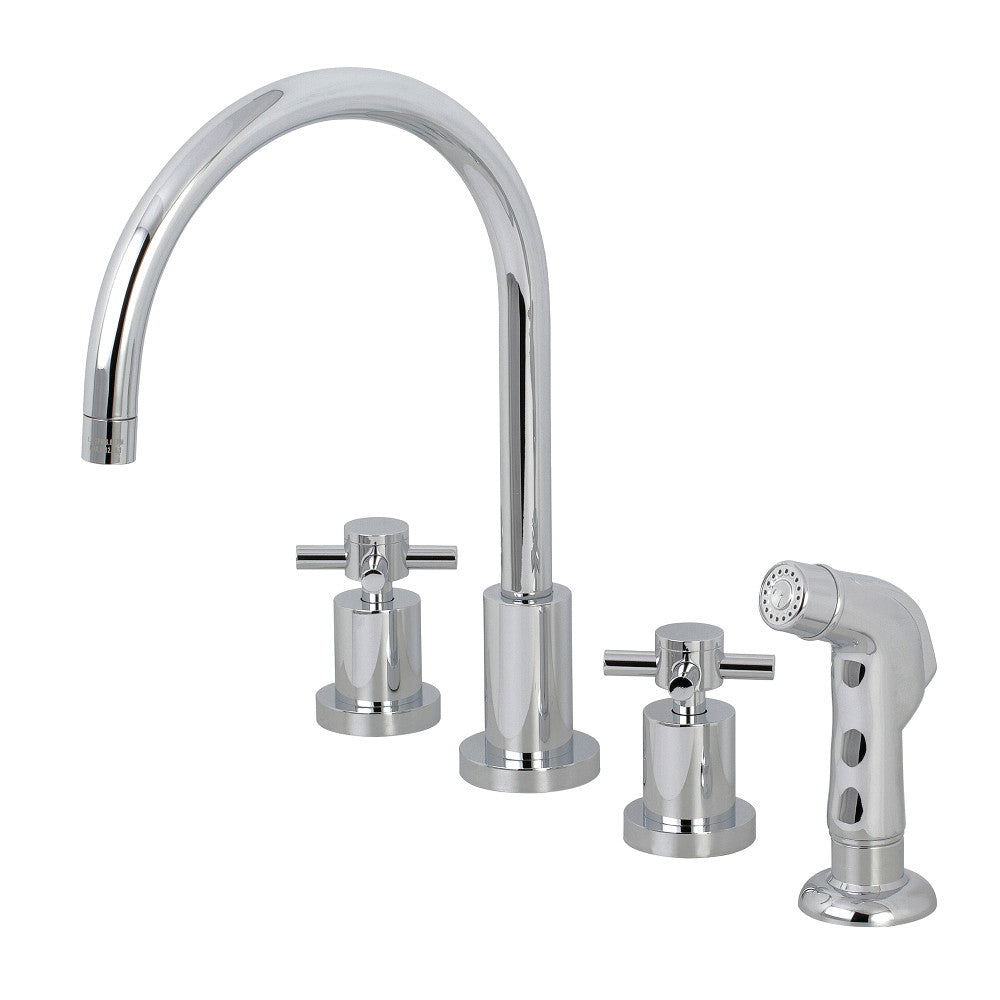 Concord Widespread Kitchen Faucet in Polished Chrome