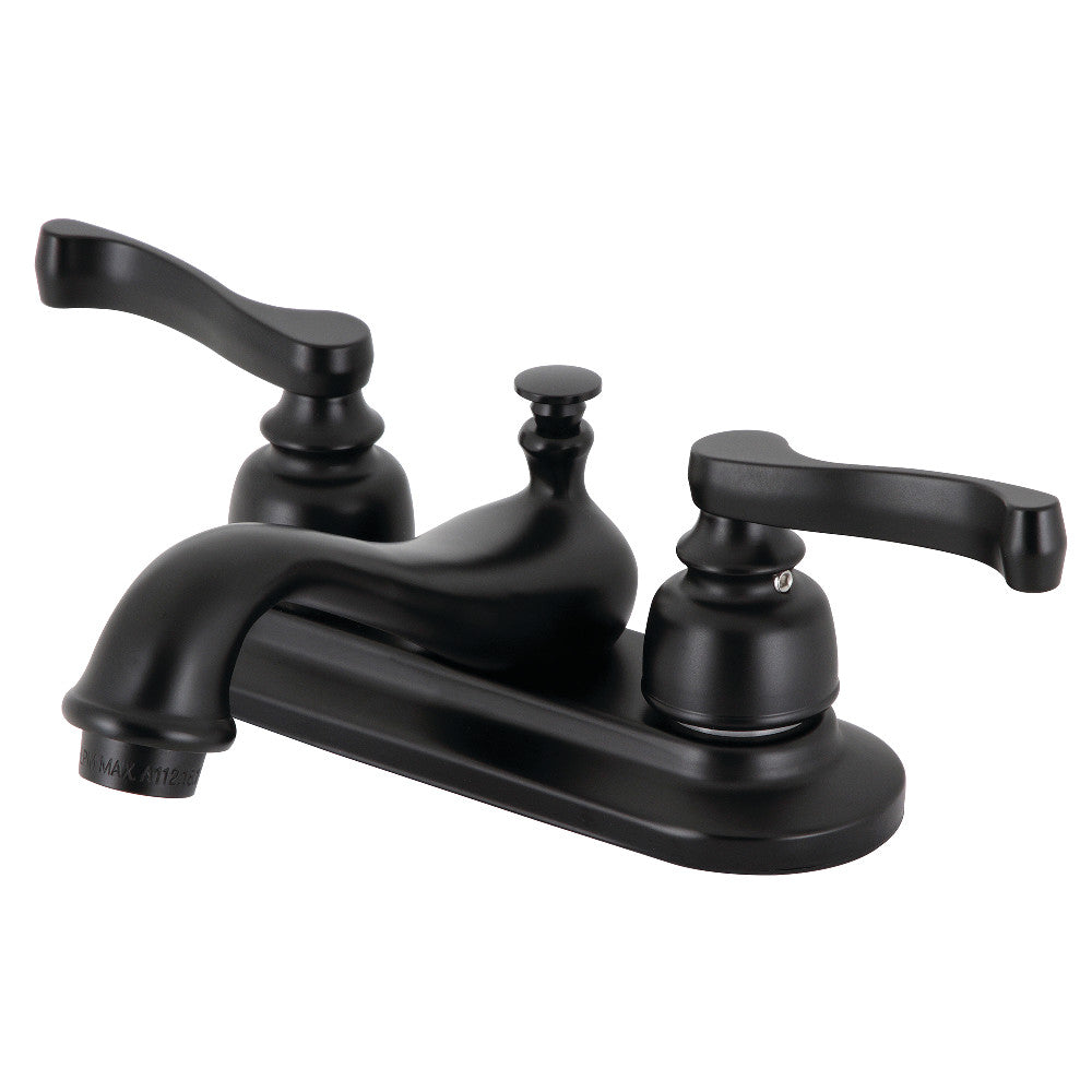 Royale 4 Inch Centerset Bathroom Faucet in Matte Black