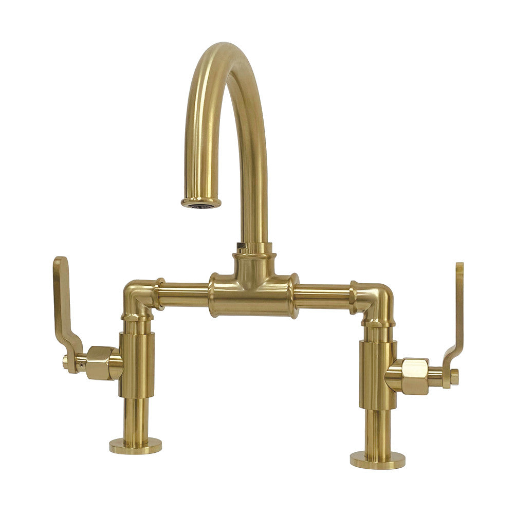 Whitaker Bridge Bathroom Faucet in Brushed Brass