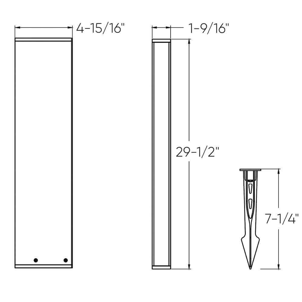 Bollard (30 in.)