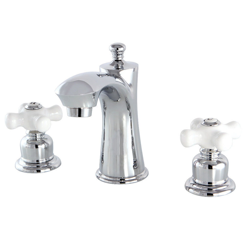 Victorian Widespread Bathroom Faucet in Polished Chrome