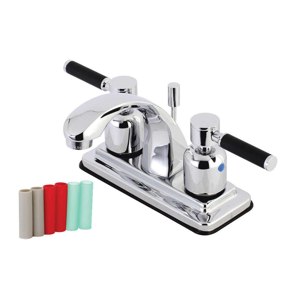 Kaiser 4 Inch Centerset Bathroom Faucet in Polished Chrome