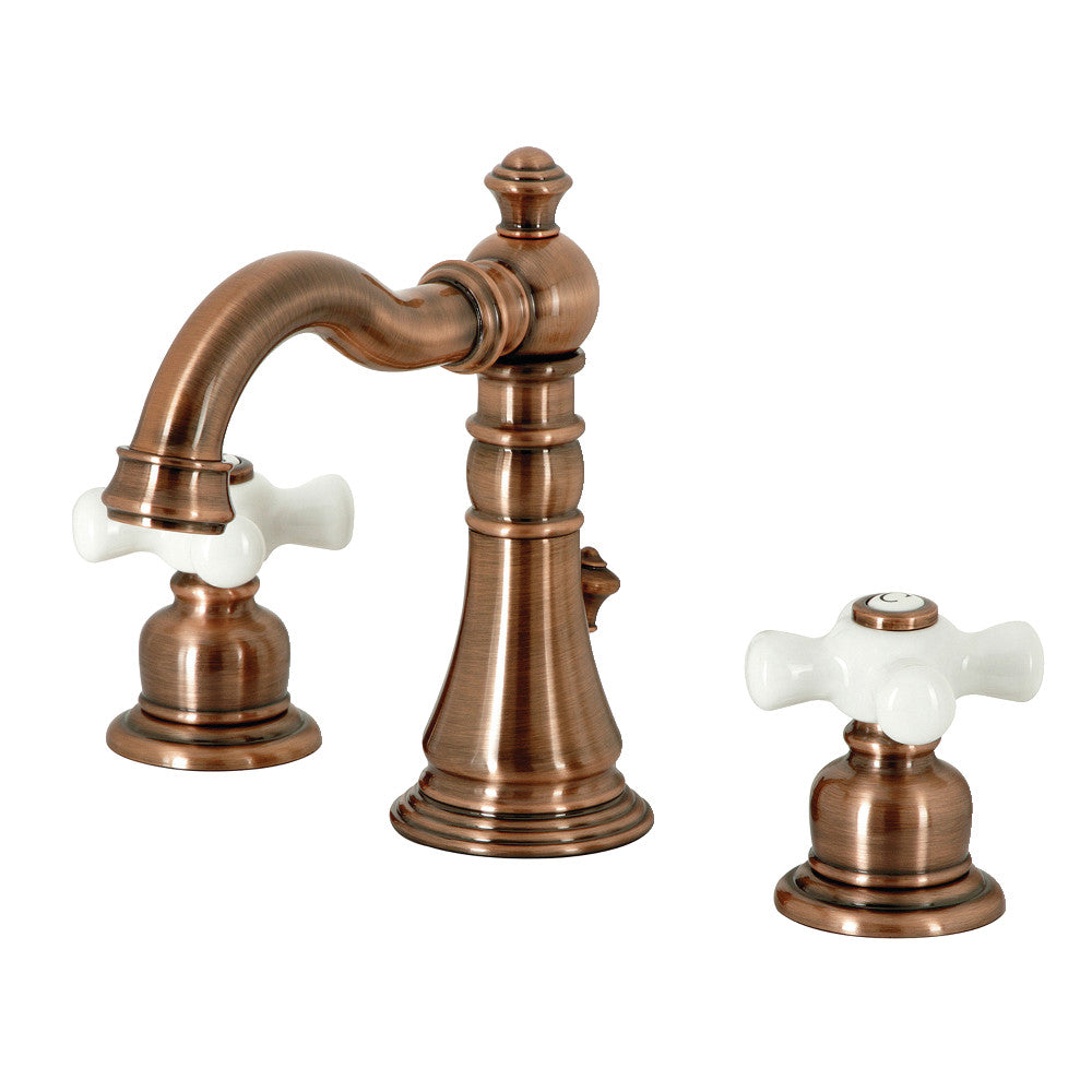 American Classic Widespread Bathroom Faucet in Antique Copper
