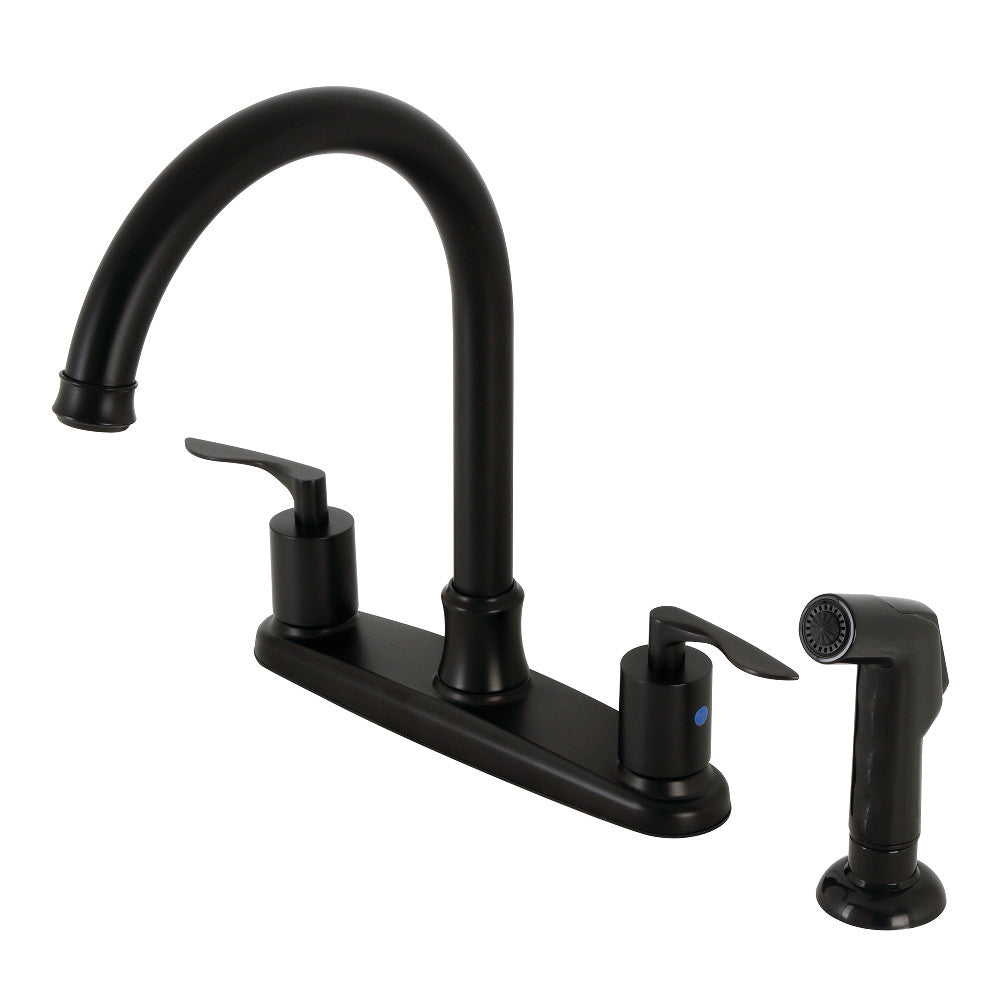 Serena Centerset Kitchen Faucet in Matte Black