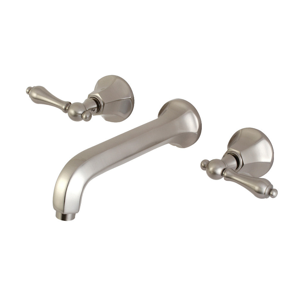 Metropolitan Wall-Mount Bathroom Faucet in Brushed Nickel