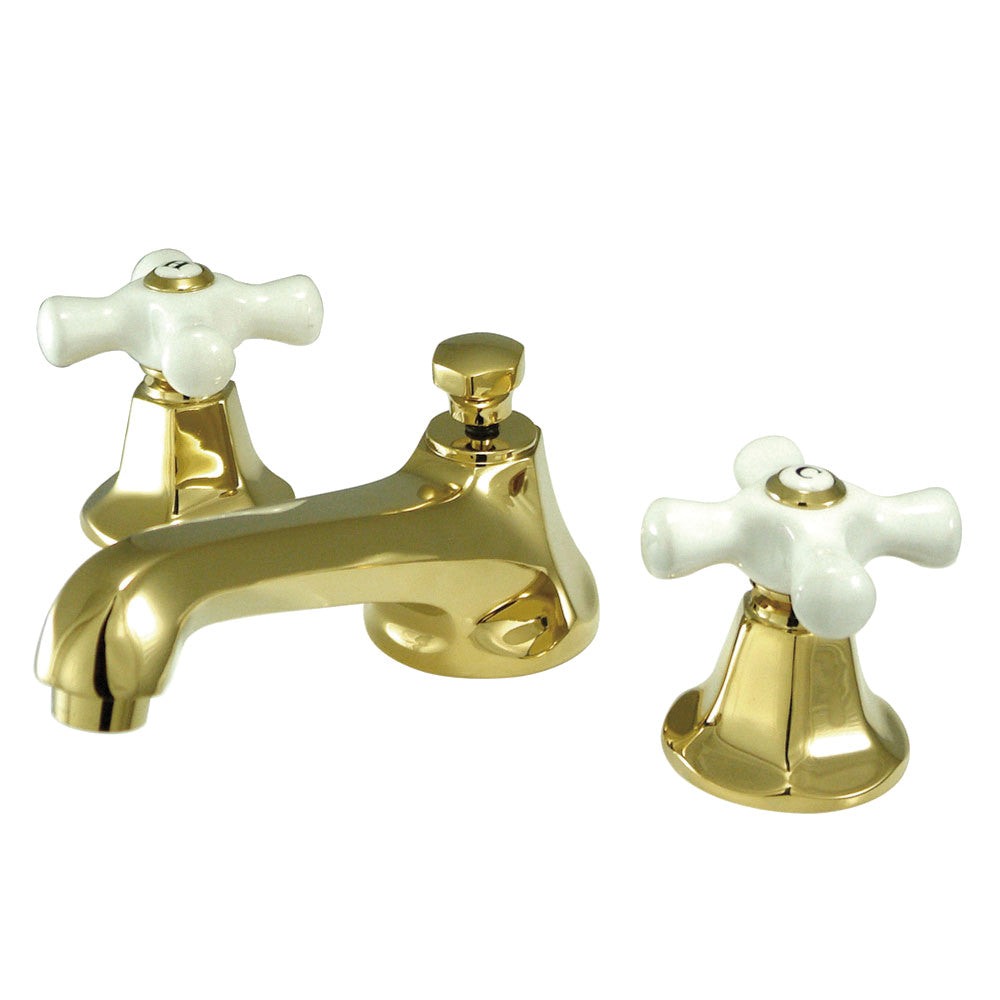 Metropolitan Widespread Bathroom Faucet in Polished Brass