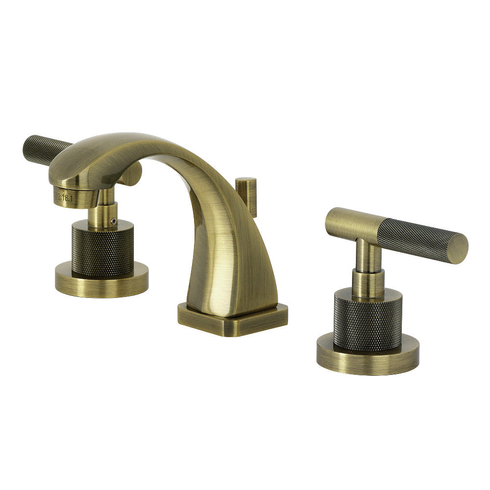 Convergent Widespread Bathroom Faucet in Antique Brass