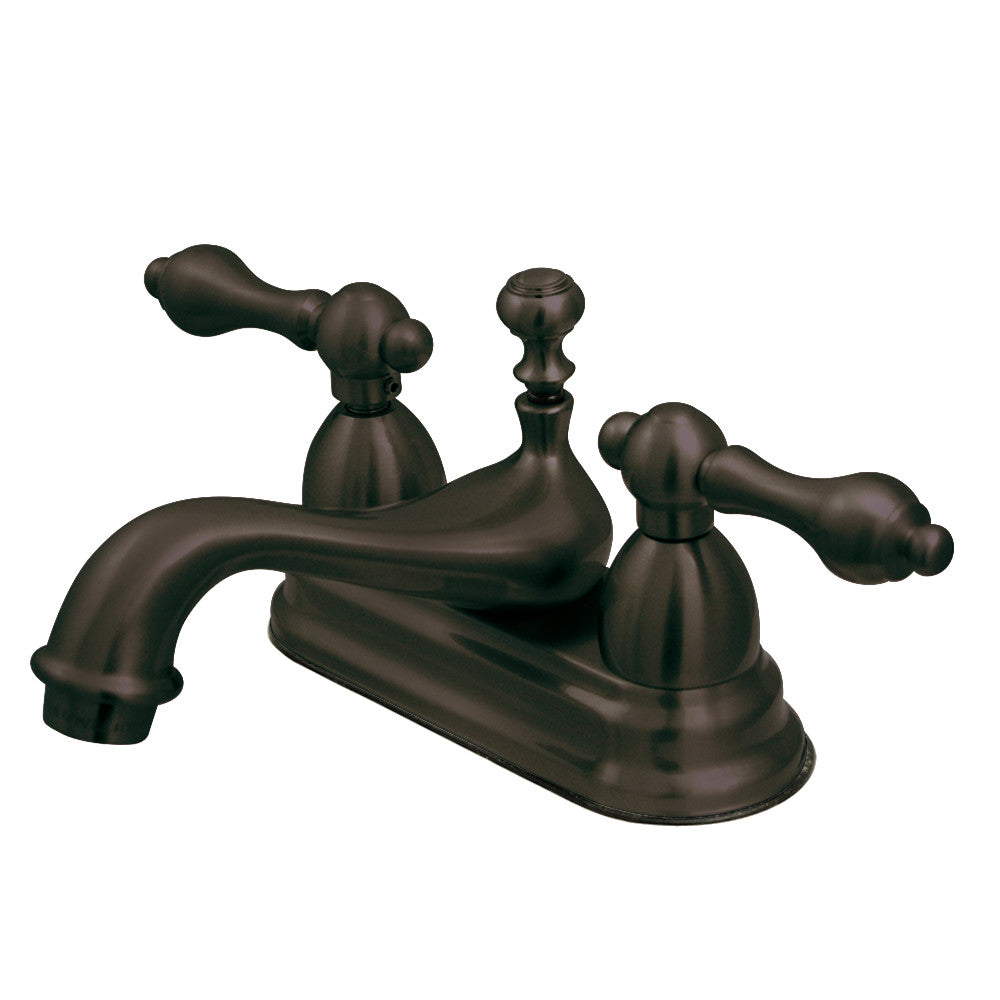 Restoration 4 Inch Centerset Bathroom Faucet in Oil Rubbed Bronze