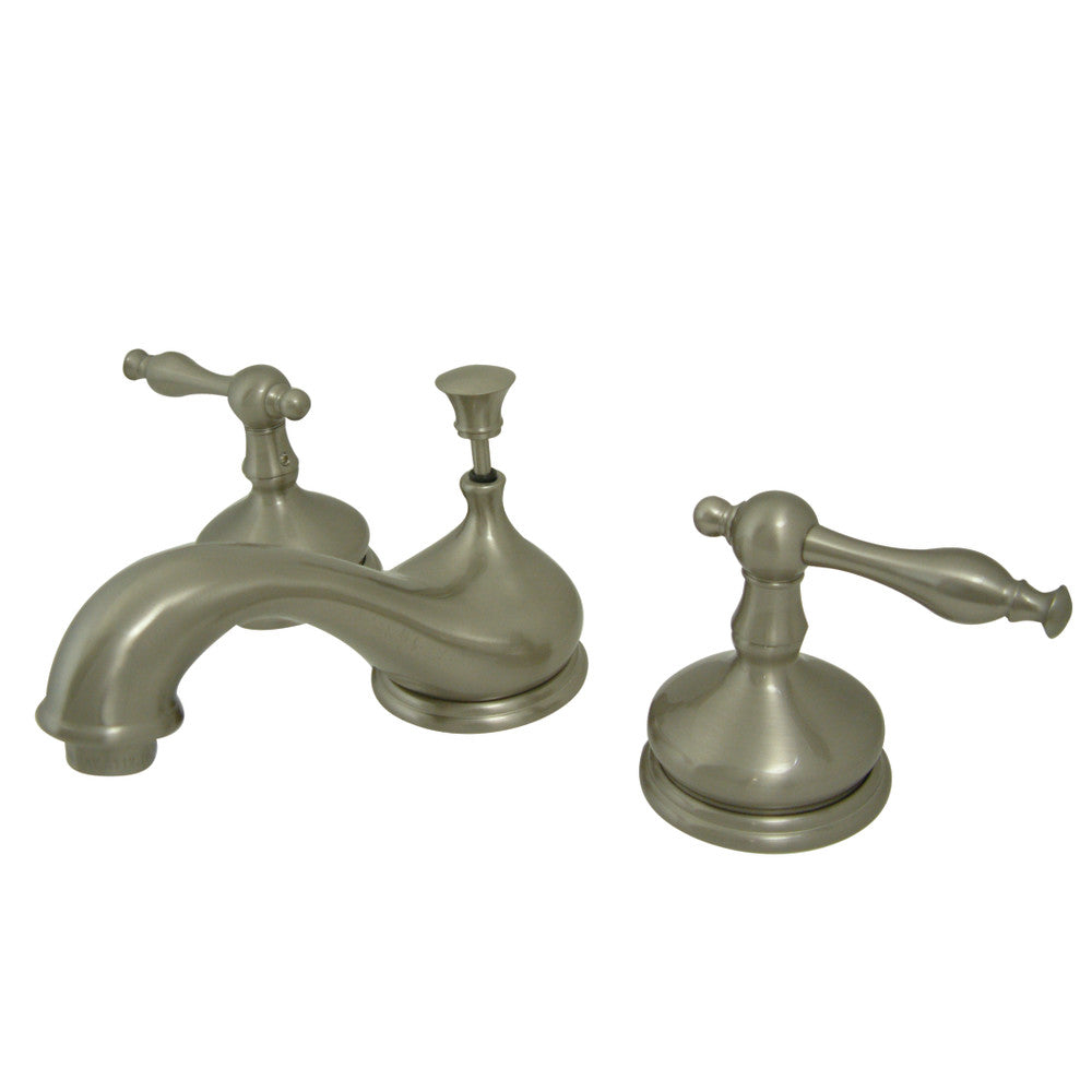Heritage Widespread Bathroom Faucet in Brushed Nickel