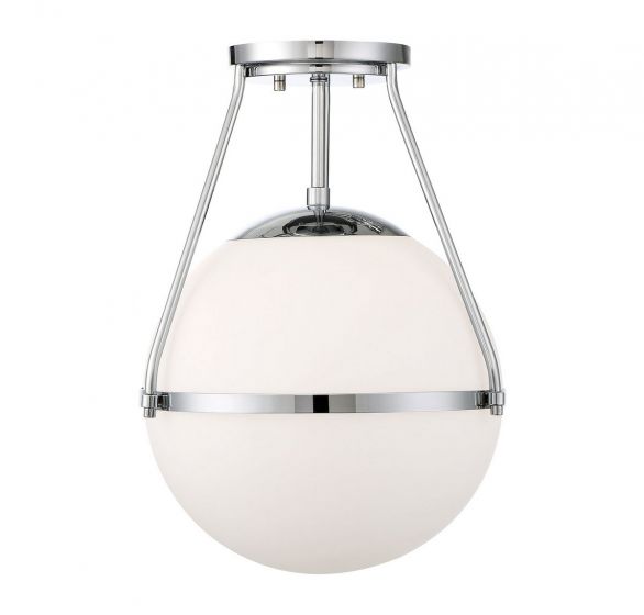 1-Light Ceiling Light in Chrome