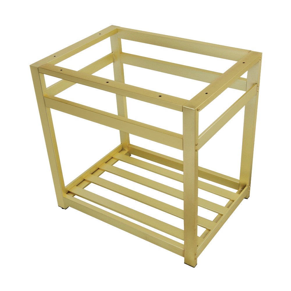 Kingston Commercial 31 Inch Console Sink in Brushed Brass
