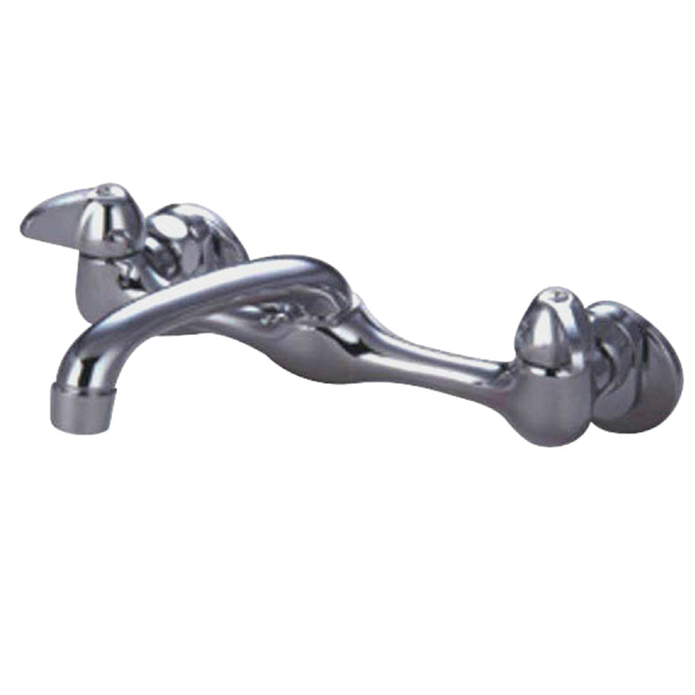 Proseal Wall Mount Kitchen Faucet in Polished Chrome