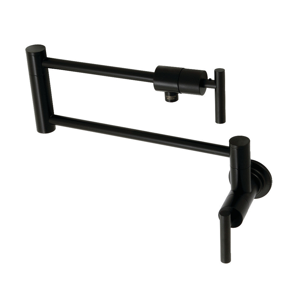 Manhattan Pot Filler Faucet in Matte Black
