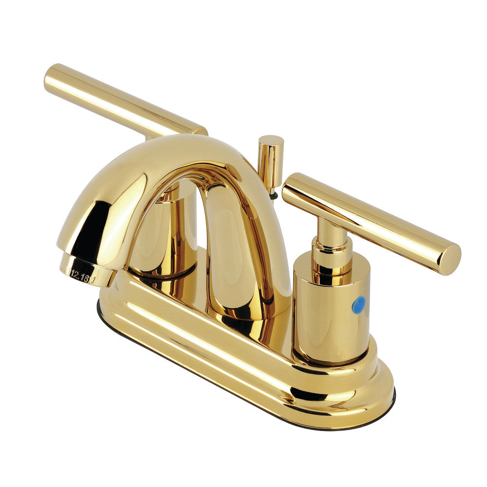 Manhattan 4 Inch Centerset Bathroom Faucet in Polished Brass