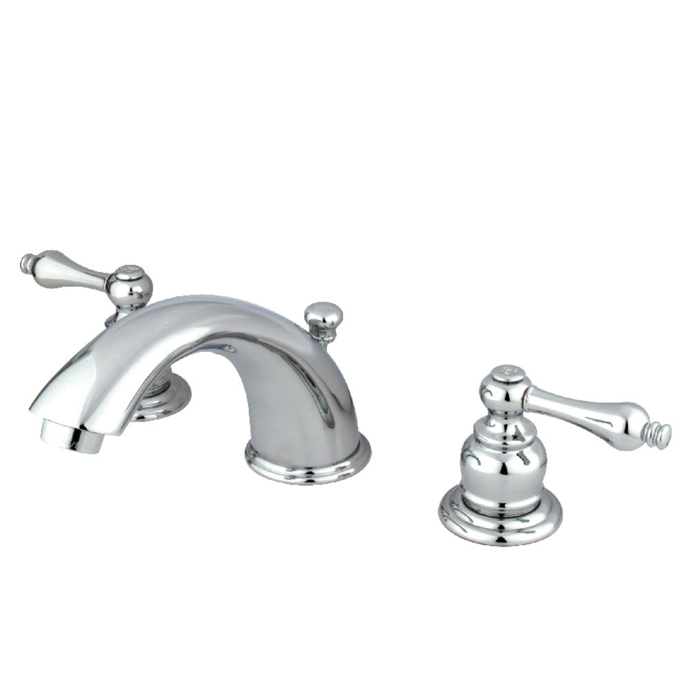 Victorian Widespread Bathroom Faucet in Polished Chrome