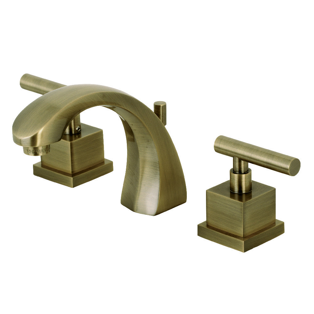 Claremont Widespread Bathroom Faucet in Antique Brass