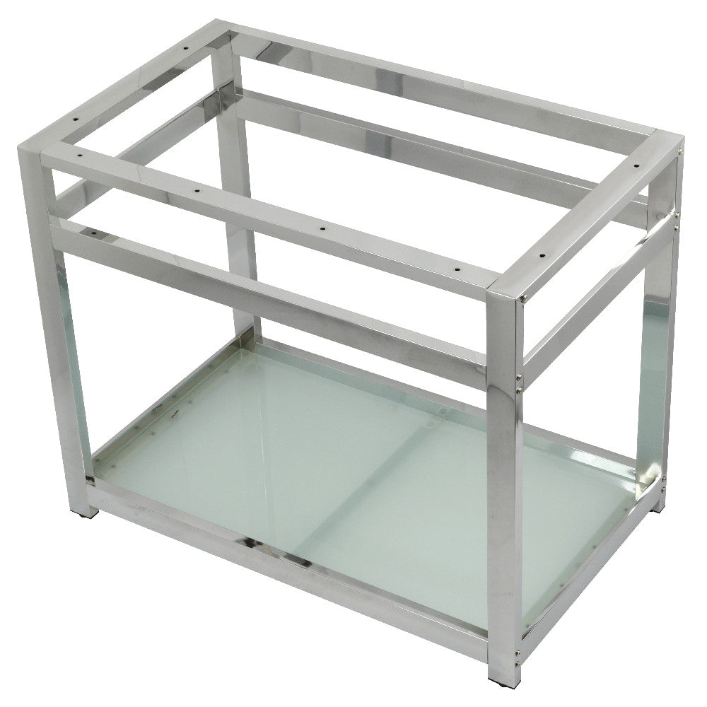 Kingston Commercial 37 Inch Console Sink in Polished Chrome