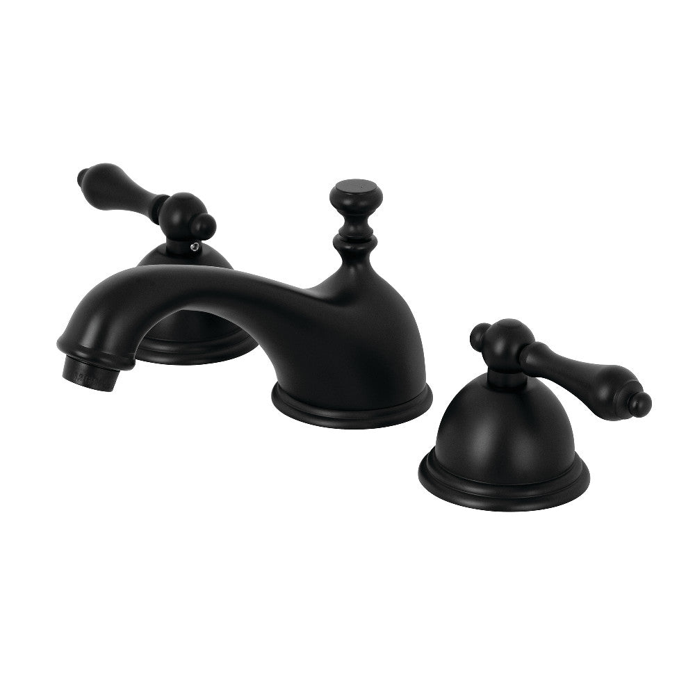 Restoration Widespread Bathroom Faucet in Matte Black