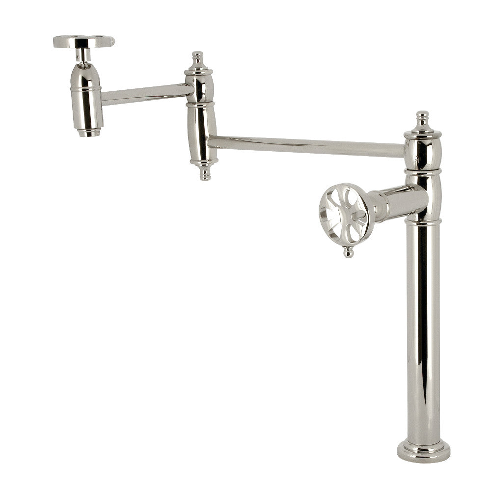 Belknap Pot Filler Faucet in Polished Nickel
