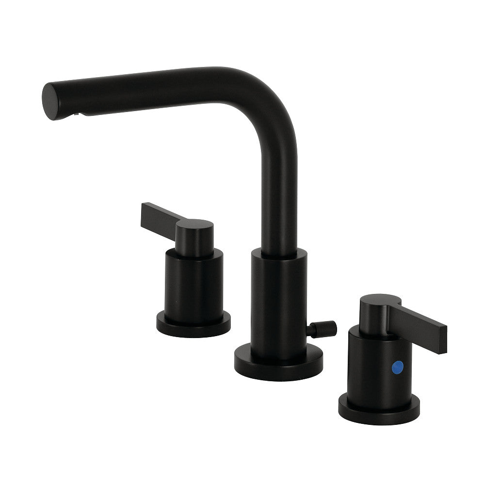 NuvoFusion Widespread Bathroom Faucet in Matte Black
