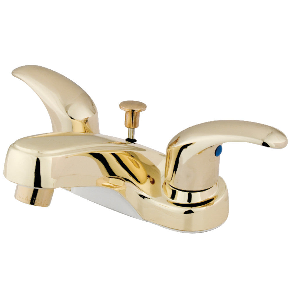 Legacy 4 Inch Centerset Bathroom Faucet in Polished Brass
