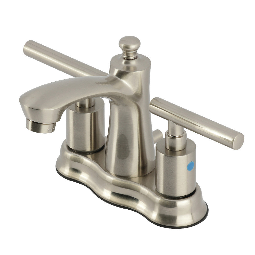 Manhattan 4 Inch Centerset Bathroom Faucet in Brushed Nickel