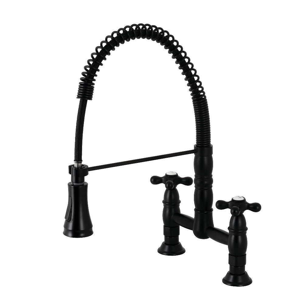 Heritage Pre-Rinse Kitchen Faucet in Matte Black